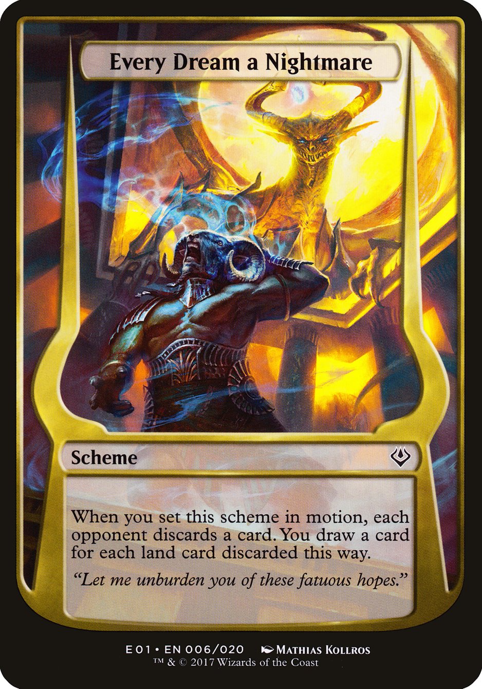 Every Dream a Nightmare (Schemes) [Archenemy: Nicol Bolas Schemes] | Gate City Games LLC