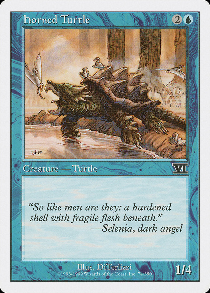 Horned Turtle [Classic Sixth Edition] | Gate City Games LLC