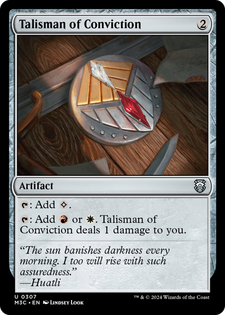 Talisman of Conviction [Modern Horizons 3 Commander] | Gate City Games LLC