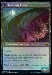 Curse of Leeches // Leeching Lurker [Innistrad: Midnight Hunt Prerelease Promos] | Gate City Games LLC