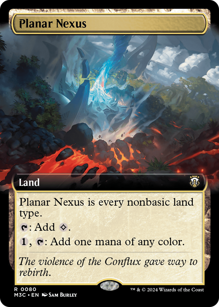Planar Nexus (Extended Art) (Ripple Foil) [Modern Horizons 3 Commander] | Gate City Games LLC