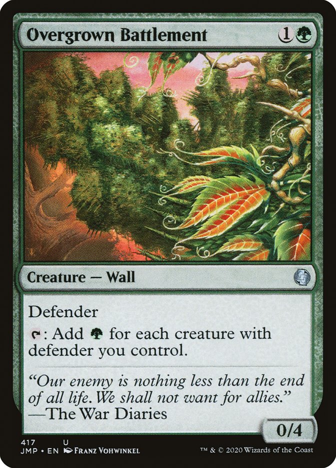 Overgrown Battlement [Jumpstart] | Gate City Games LLC