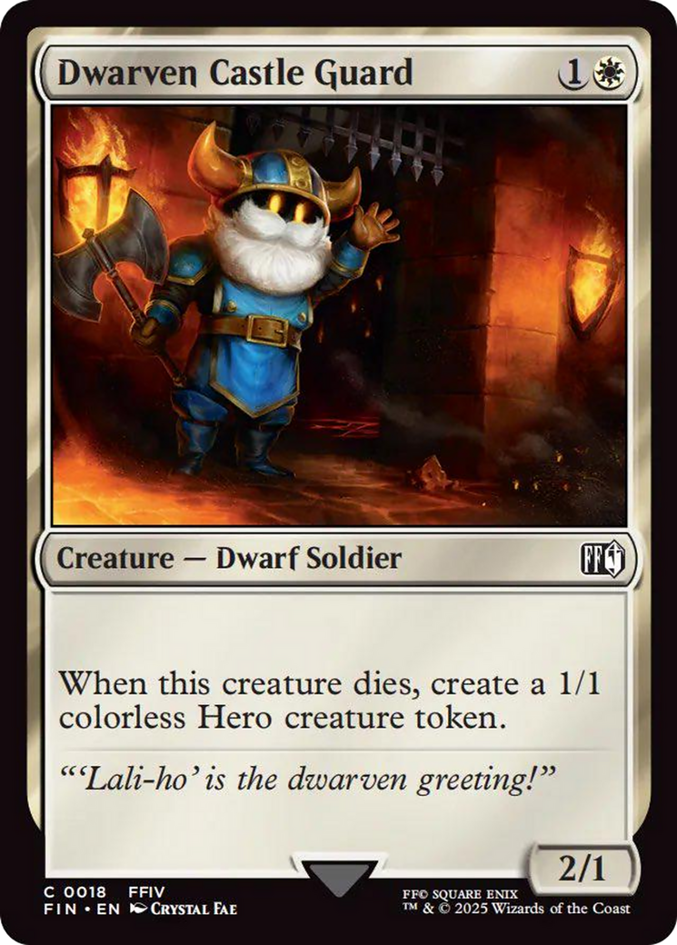 Dwarven Castle Guard [FINAL FANTASY] | Gate City Games LLC