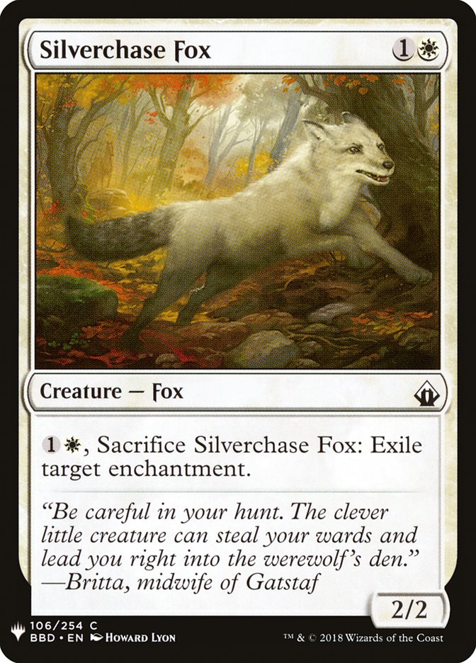Silverchase Fox [Mystery Booster] | Gate City Games LLC