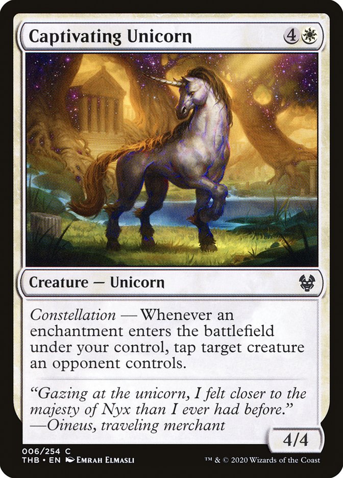 Captivating Unicorn [Theros Beyond Death] | Gate City Games LLC