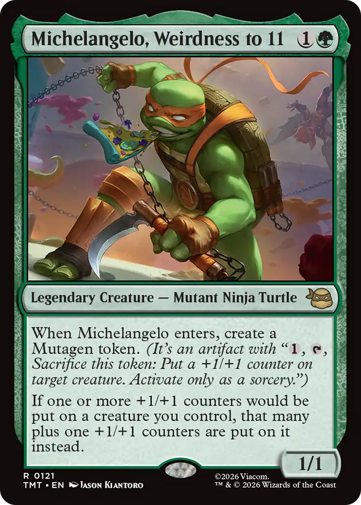 Michelangelo, Weirdness to 11 [Teenage Mutant Ninja Turtles] | Gate City Games LLC