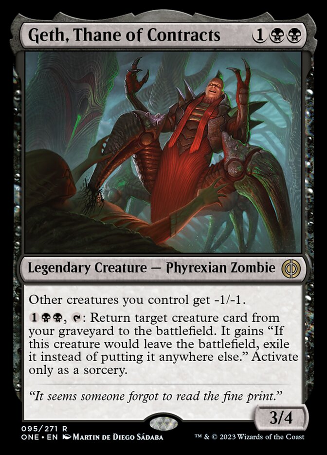 Geth, Thane of Contracts [Phyrexia: All Will Be One] | Gate City Games LLC