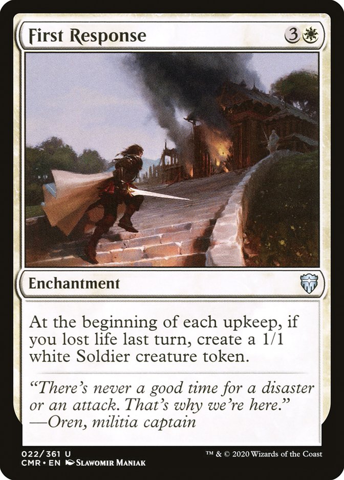 First Response [Commander Legends] | Gate City Games LLC