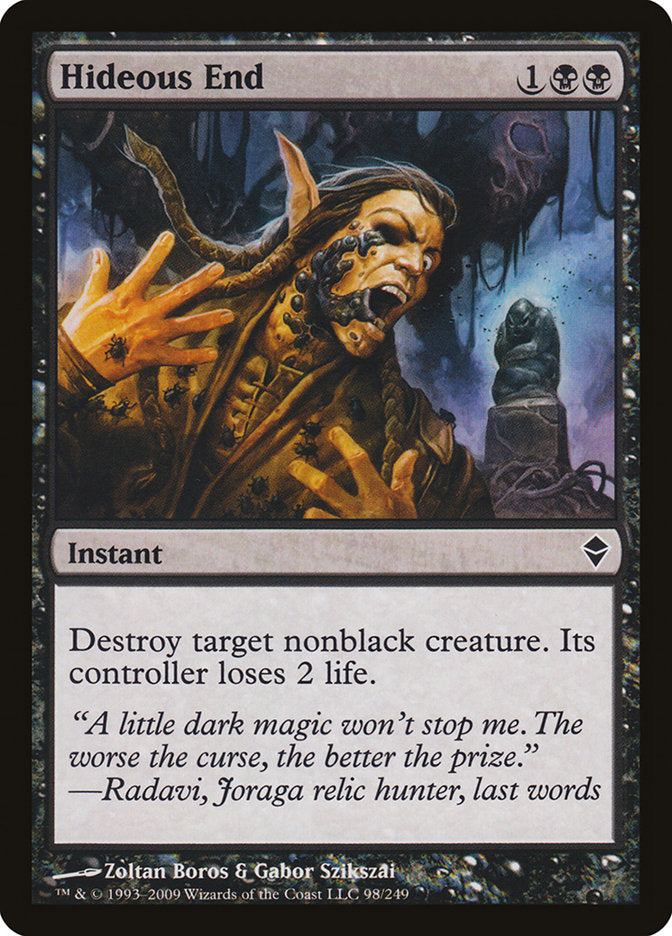 Hideous End [Zendikar] | Gate City Games LLC