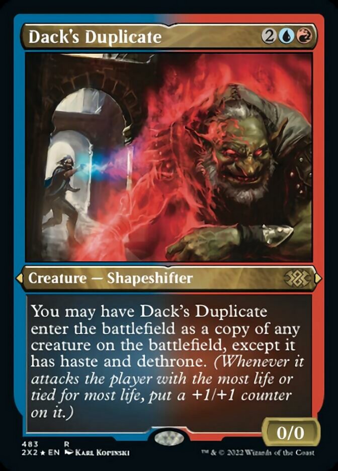 Dack's Duplicate (Foil Etched) [Double Masters 2022] | Gate City Games LLC