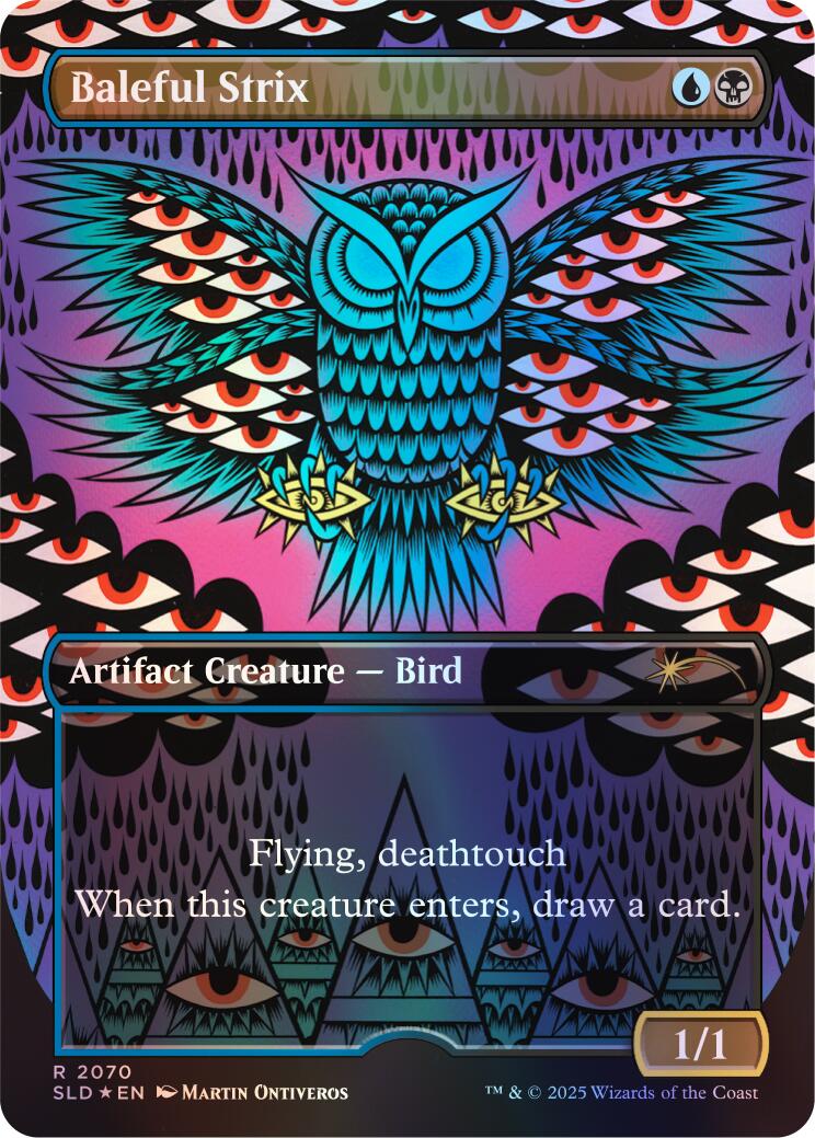 Baleful Strix (2070) (Rainbow Foil) [Secret Lair Drop Series] | Gate City Games LLC