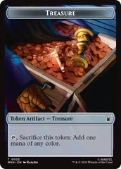 Treasure (022) // Rogue (009) Double-Sided Token [Marvel Super Heroes Commander Tokens] | Gate City Games LLC