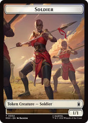 Soldier // Goat Double-Sided Token [Marvel Super Heroes Commander Tokens] | Gate City Games LLC