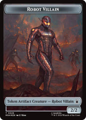 Villain // Robot Villain Double-Sided Token (025//026) (Surge Foil) [Marvel Super Heroes Tokens] | Gate City Games LLC