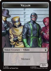 Villain // Robot Villain Double-Sided Token (025//026) (Surge Foil) [Marvel Super Heroes Tokens] | Gate City Games LLC