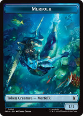 Merfolk // Doombot Double-Sided Token [Marvel Super Heroes Tokens] | Gate City Games LLC