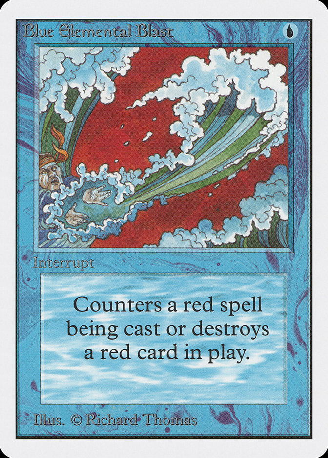 Blue Elemental Blast [Unlimited Edition] | Gate City Games LLC