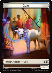 Goat // Soldier Double-Sided Token (Surge Foil) [Marvel Super Heroes Commander Tokens] | Gate City Games LLC