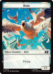 Bird // Rhino Double-Sided Token [Marvel Super Heroes Commander Tokens] | Gate City Games LLC