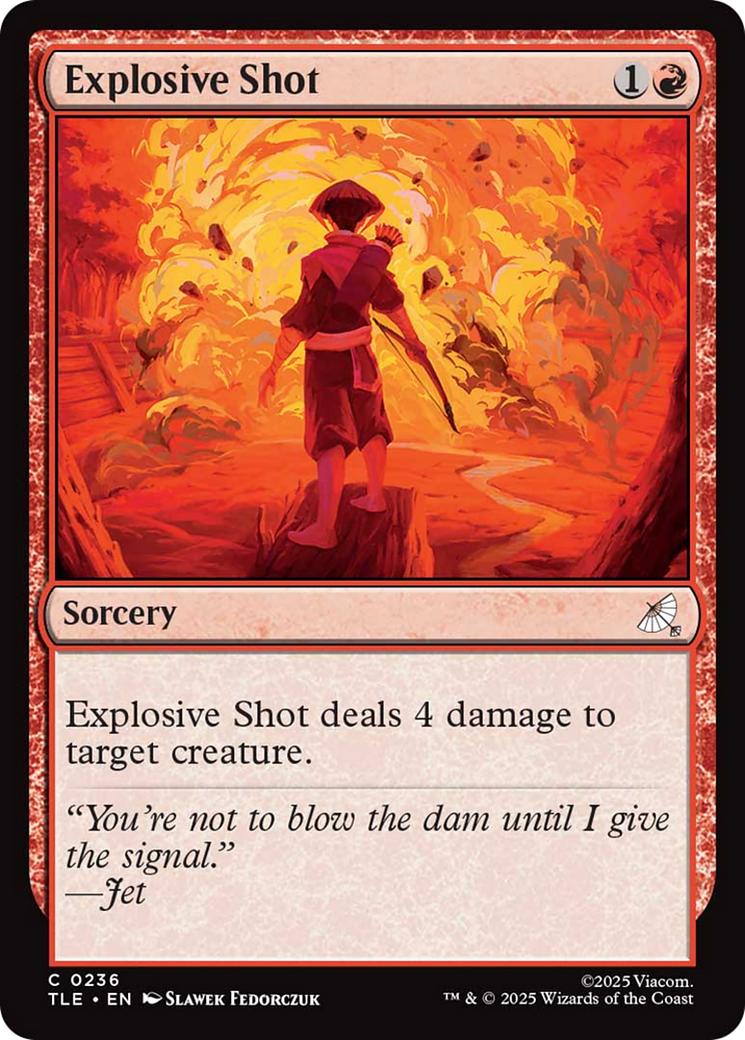 Explosive Shot [Avatar: The Last Airbender: Eternal-Legal] | Gate City Games LLC