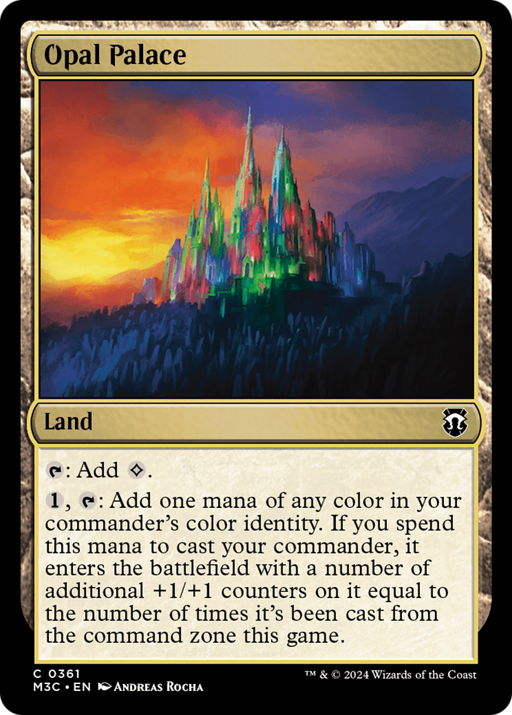 Opal Palace (Ripple Foil) [Modern Horizons 3 Commander] | Gate City Games LLC