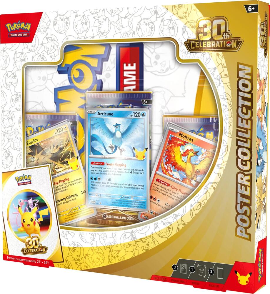Pokemon 30th Celebration Poster Collection | Gate City Games LLC