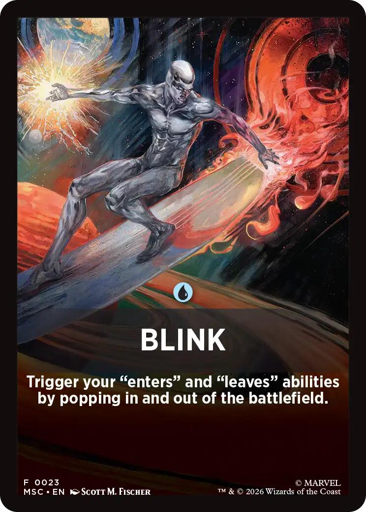 Blink Theme Card [Marvel Super Heroes Commander] | Gate City Games LLC