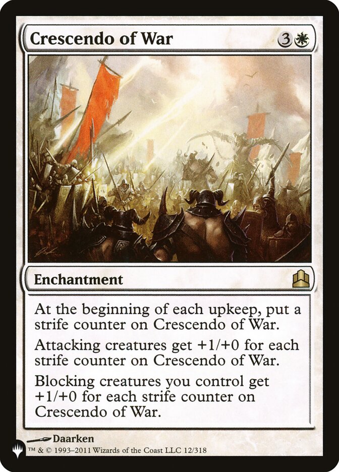 Crescendo of War [The List] | Gate City Games LLC