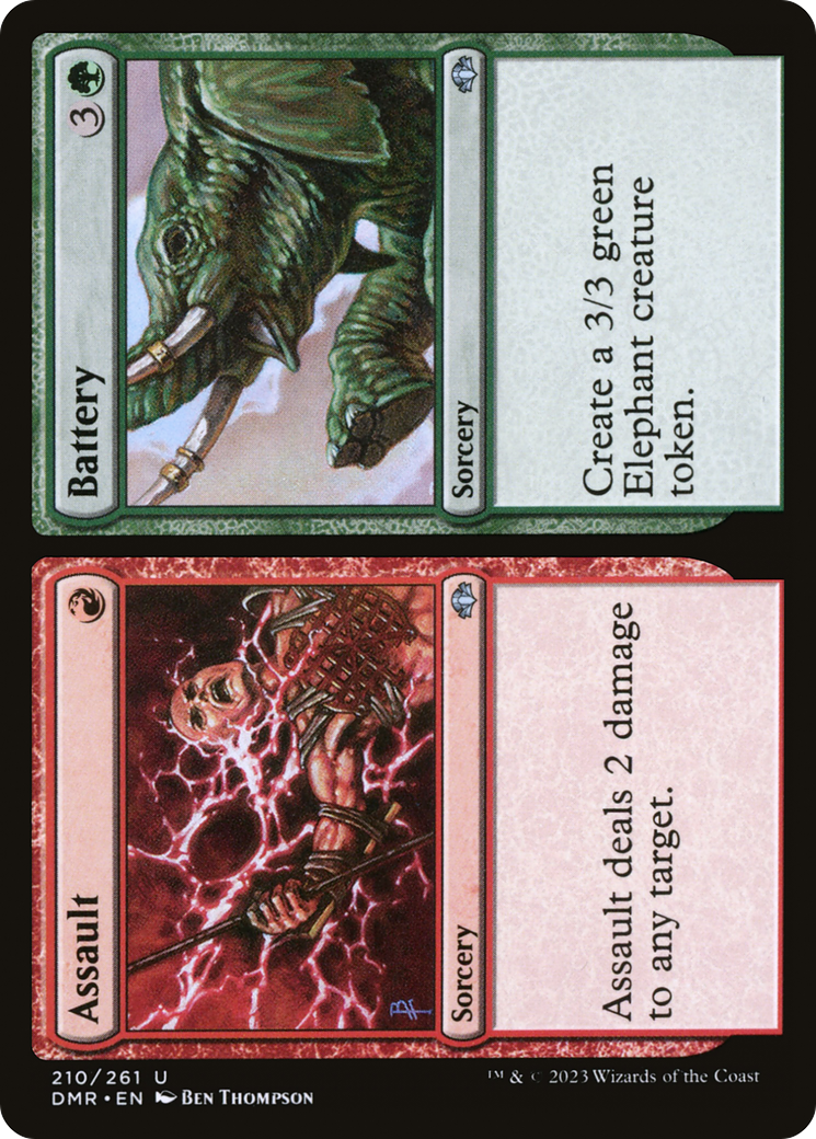 Assault // Battery [Dominaria Remastered] | Gate City Games LLC