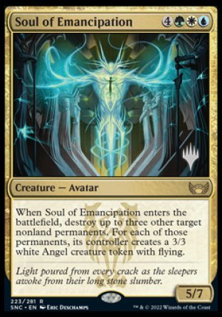 Soul of Emancipation (Promo Pack) [Streets of New Capenna Promos] | Gate City Games LLC