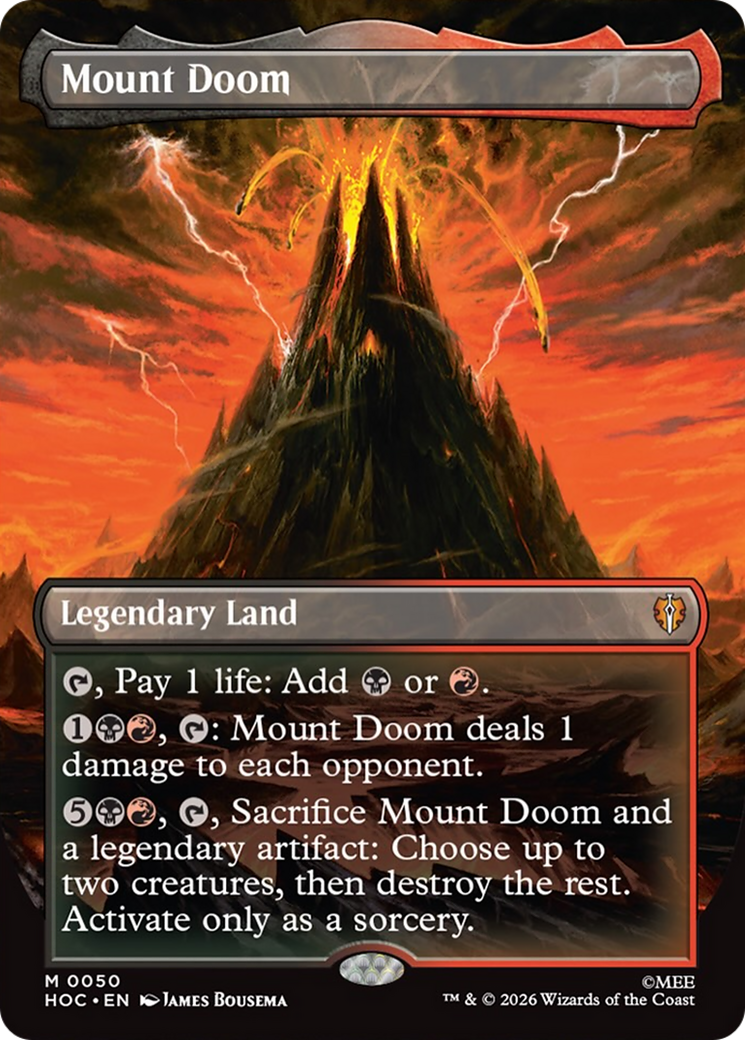 Mount Doom (Borderless) [The Hobbit: Eternal-Legal] | Gate City Games LLC
