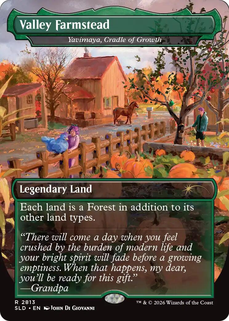 Valley Farmstead - Yavimaya, Cradle of Growth [Secret Lair Drop Series] | Gate City Games LLC