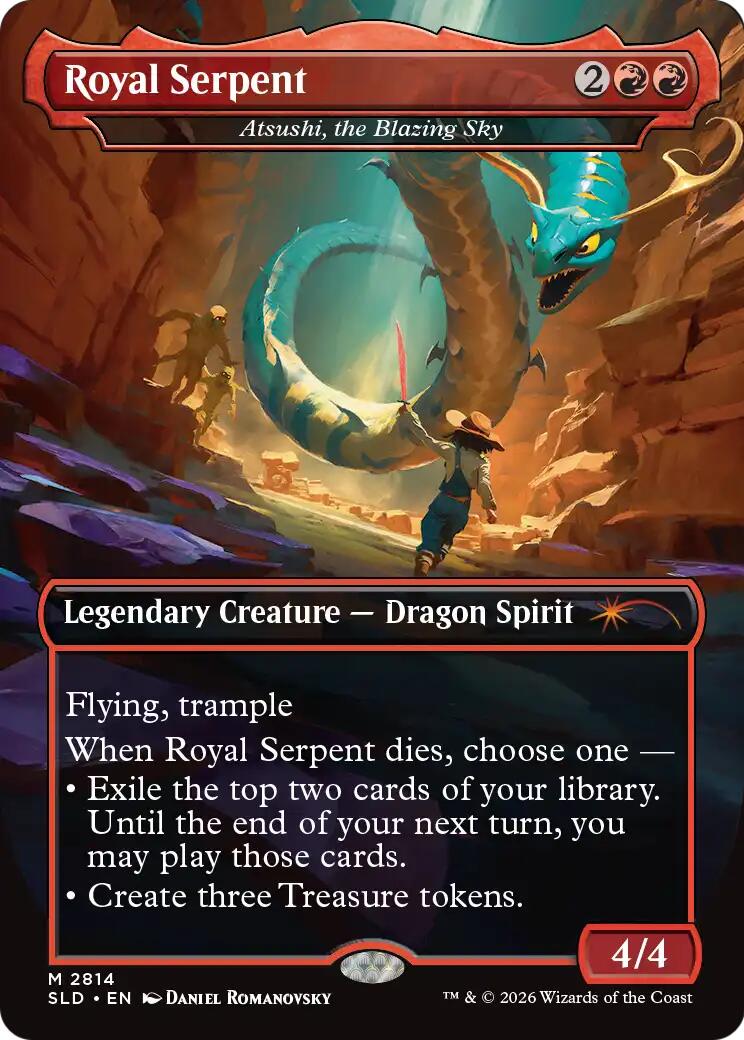 Royal Serpent - Atsushi, the Blazing Sky [Secret Lair Drop Series] | Gate City Games LLC