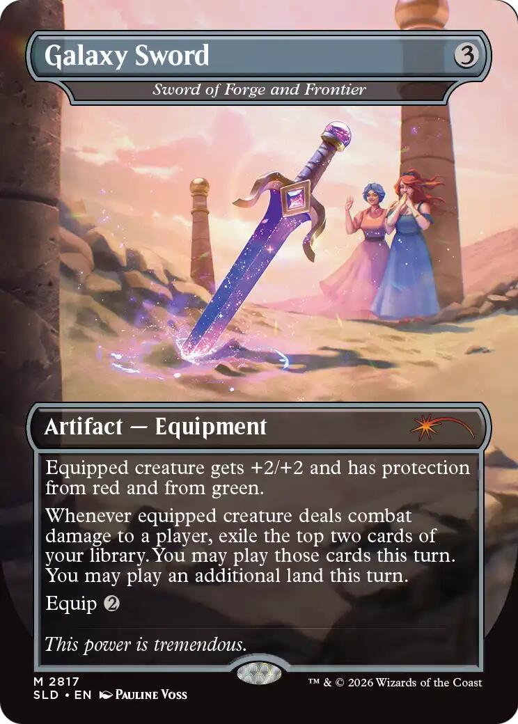 Galaxy Sword - Sword of Forge and Frontier [Secret Lair Drop Series] | Gate City Games LLC