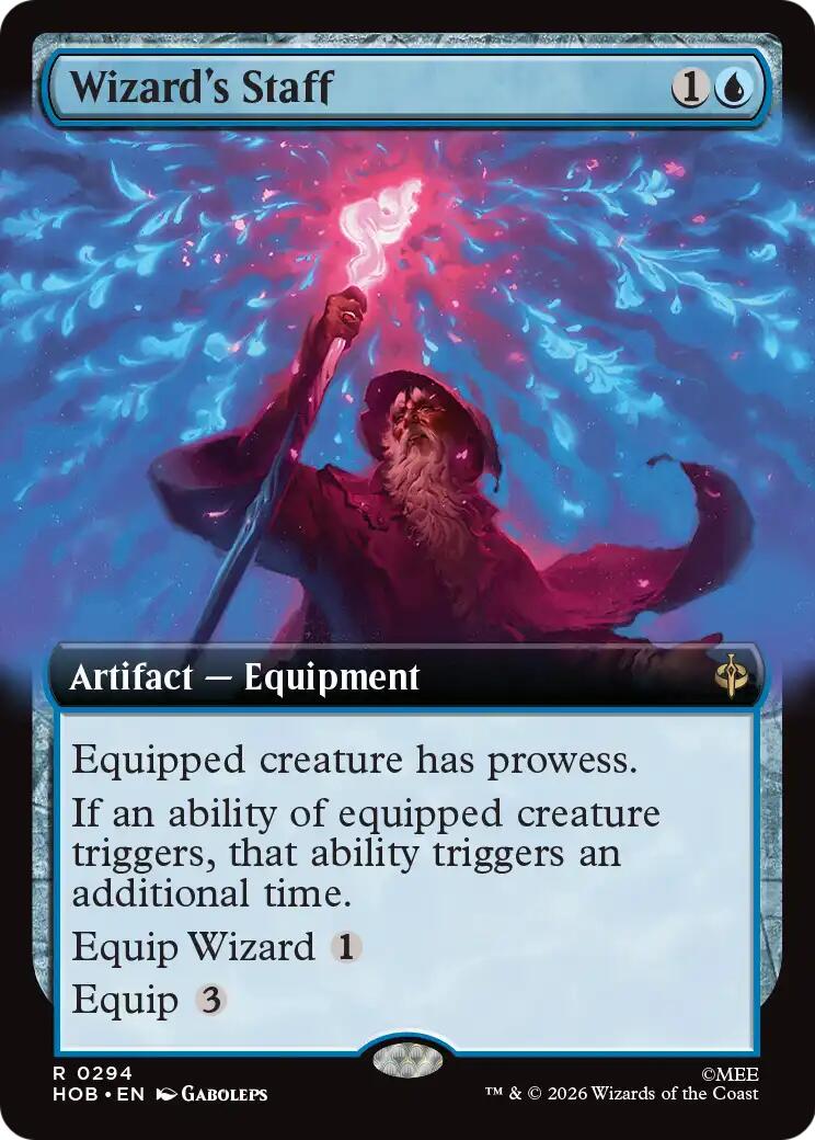 Wizard's Staff (Extended Art) [The Hobbit] | Gate City Games LLC