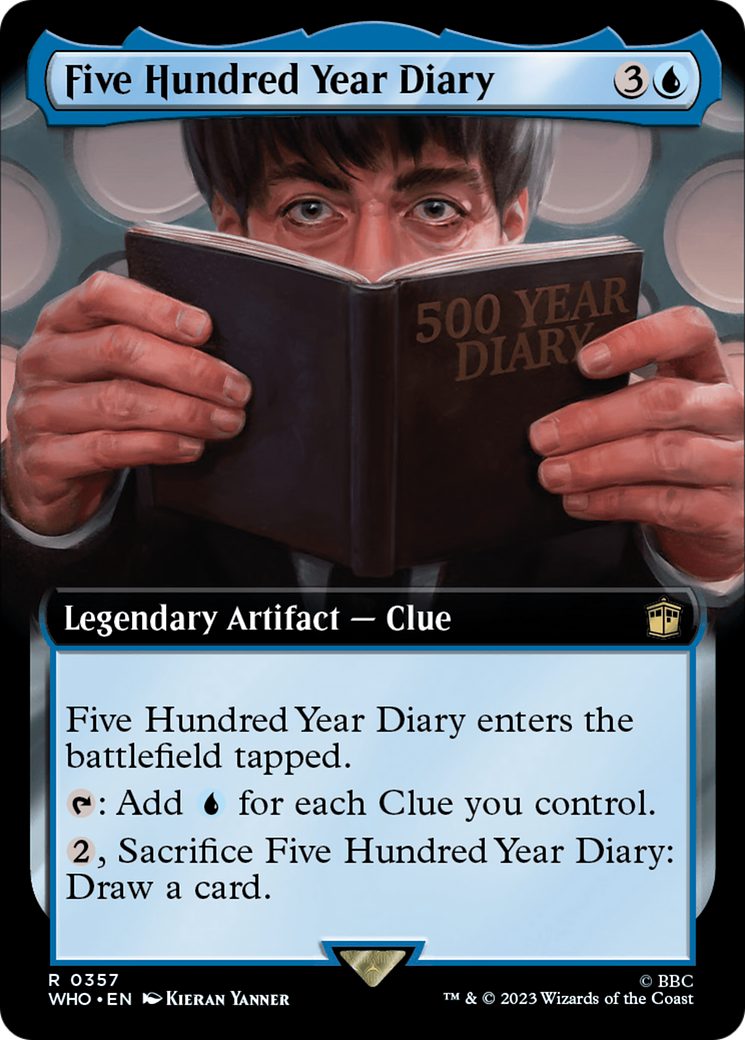 Five Hundred Year Diary (Extended Art) [Doctor Who] | Gate City Games LLC