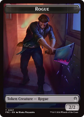 Insect // Rogue Double-Sided Token [Reality Fracture Commander Tokens] | Gate City Games LLC