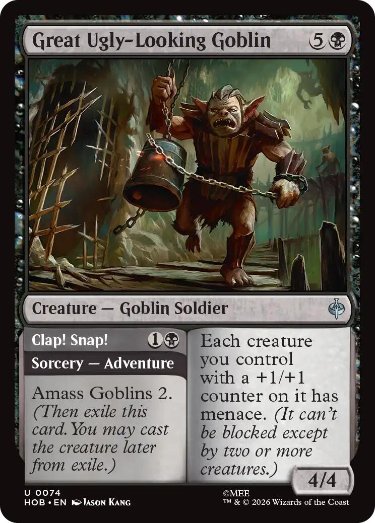 Great Ugly-Looking Goblin (Showcase) (Surge Foil) [The Hobbit] | Gate City Games LLC