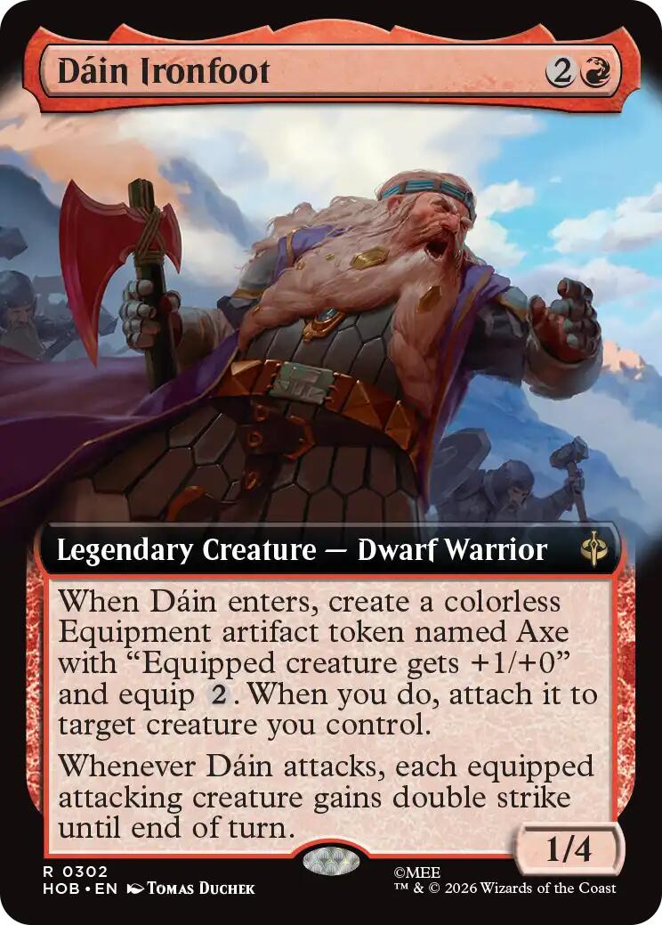 Dain Ironfoot (Extended Art) [The Hobbit] | Gate City Games LLC