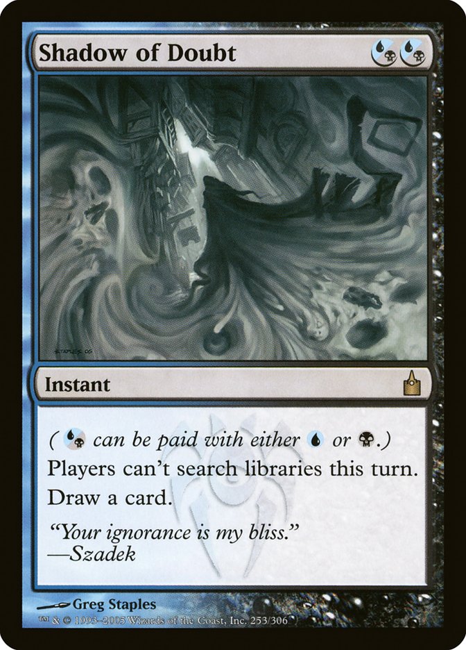 Shadow of Doubt [Ravnica: City of Guilds] | Gate City Games LLC