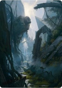 Swamp 2 Art Card [Zendikar Rising Art Series] | Gate City Games LLC