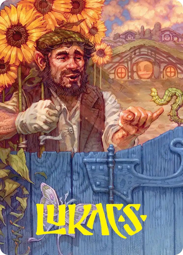 The Gaffer Art Card (Gold-Stamped Signature) [The Hobbit Art Series] | Gate City Games LLC