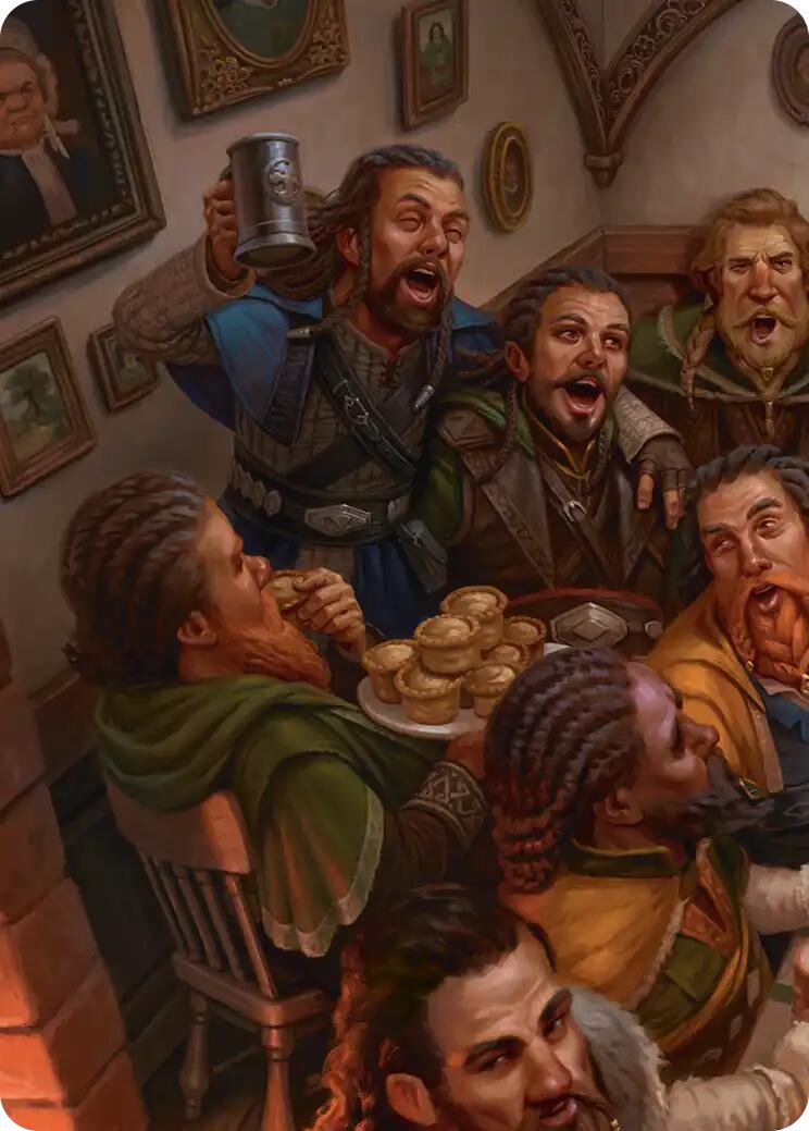 Fili and Kili, Joyous Art Card (1/12) [The Hobbit Art Series] | Gate City Games LLC