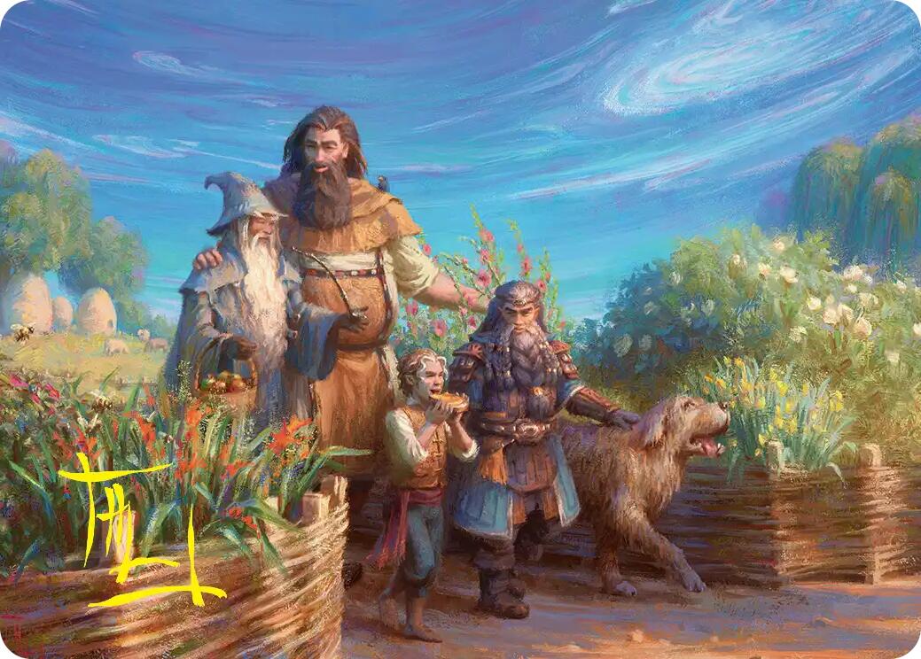 Beorn's Hospitality Art Card (Gold-Stamped Signature) [The Hobbit Art Series] | Gate City Games LLC