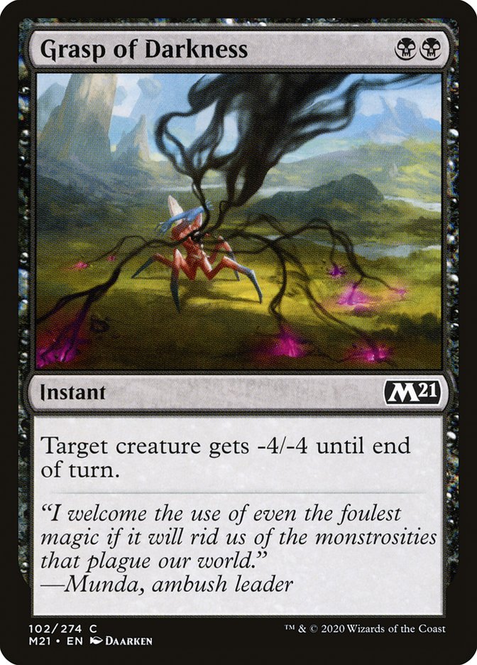Grasp of Darkness [Core Set 2021] | Gate City Games LLC