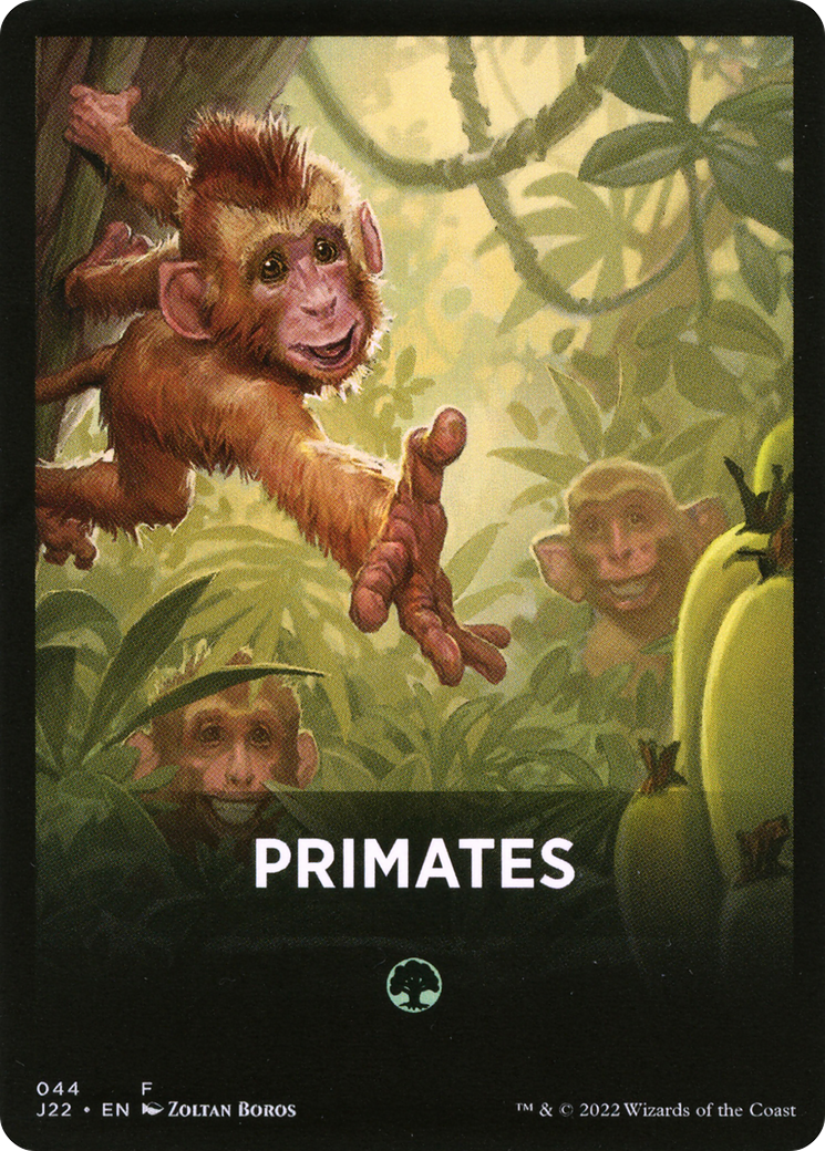 Primates Theme Card [Jumpstart 2022 Front Cards] | Gate City Games LLC