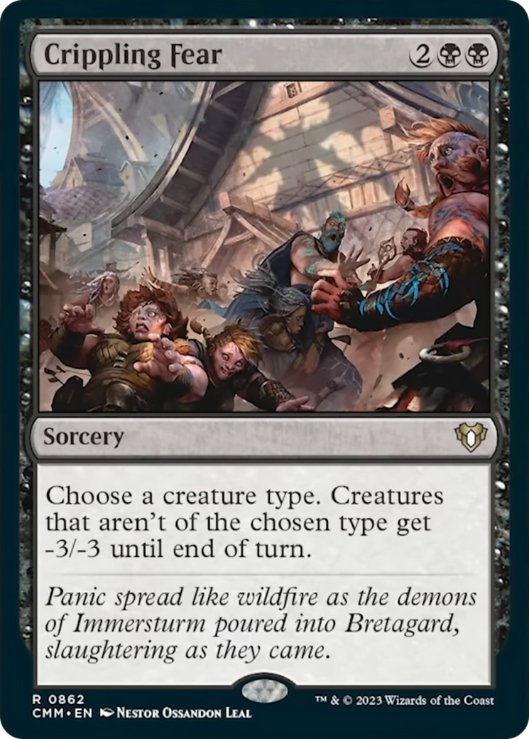 Crippling Fear [Commander Masters] | Gate City Games LLC