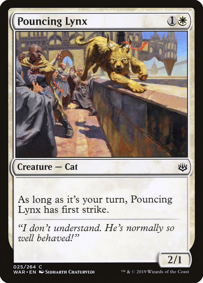 Pouncing Lynx [War of the Spark] | Gate City Games LLC