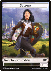 Beast // Soldier Double-Sided Token [Double Masters Tokens] | Gate City Games LLC