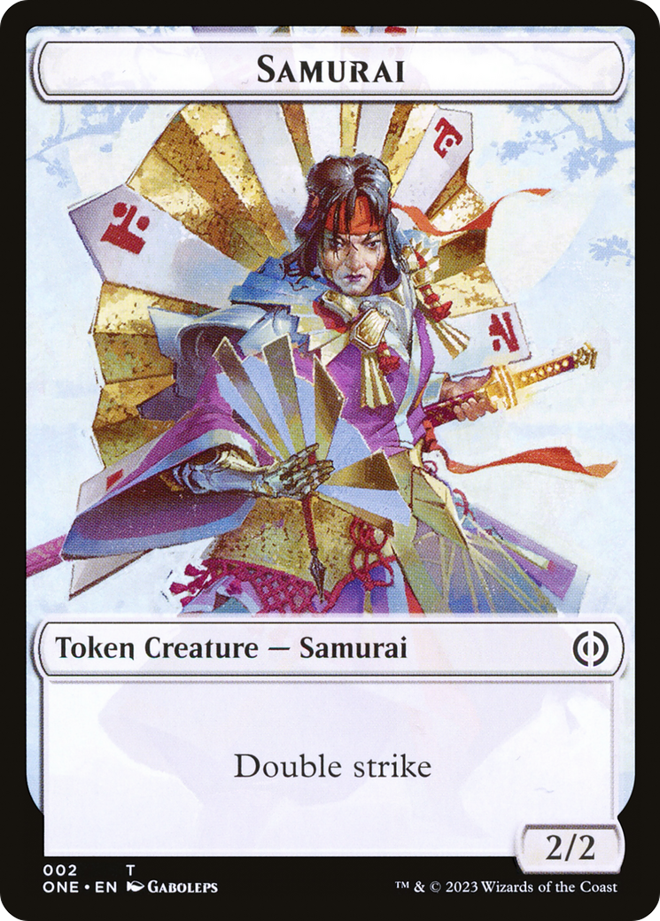 Samurai Token [Phyrexia: All Will Be One Tokens] | Gate City Games LLC